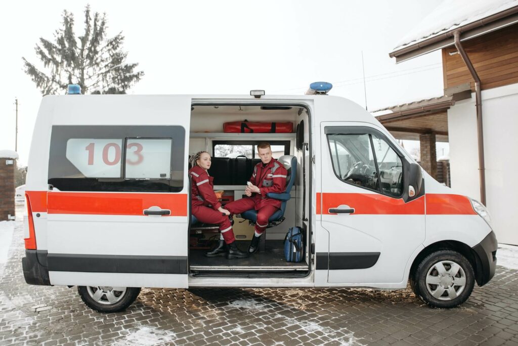 Voice-to-text for ambulance paramedics