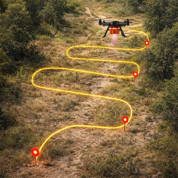 Broswarm AI Object Detection for Landmine Detection Drones