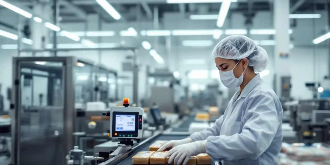 AI in food manufacturing quality control production line