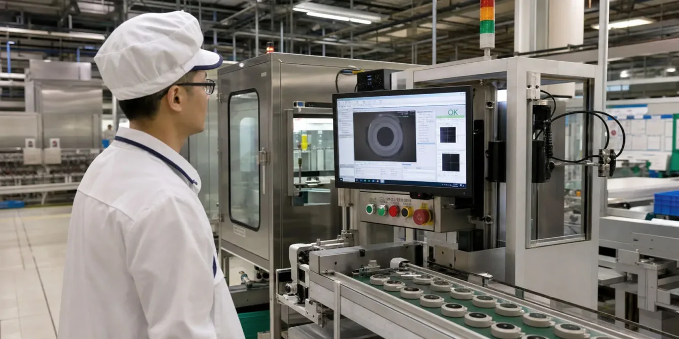 AI quality control in manufacturing production line