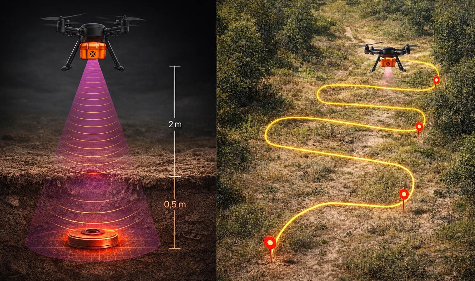 Computer vision projects in defense — AI object detection for landmine detection drones, NATO Innovation Challenge winner