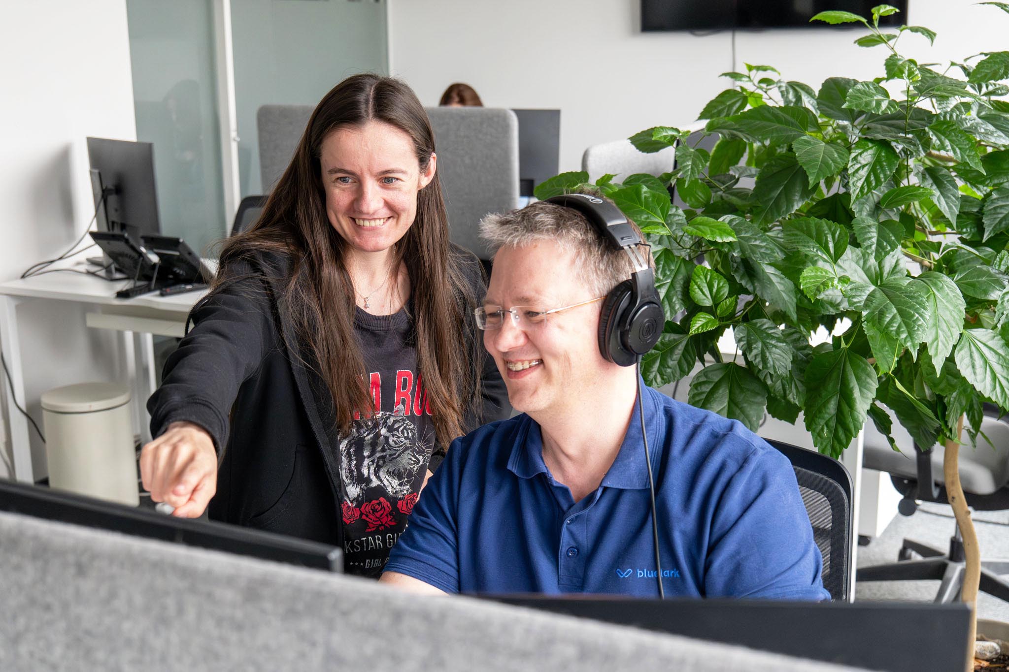 Agmis hackaton 2026 in action, colleagues working